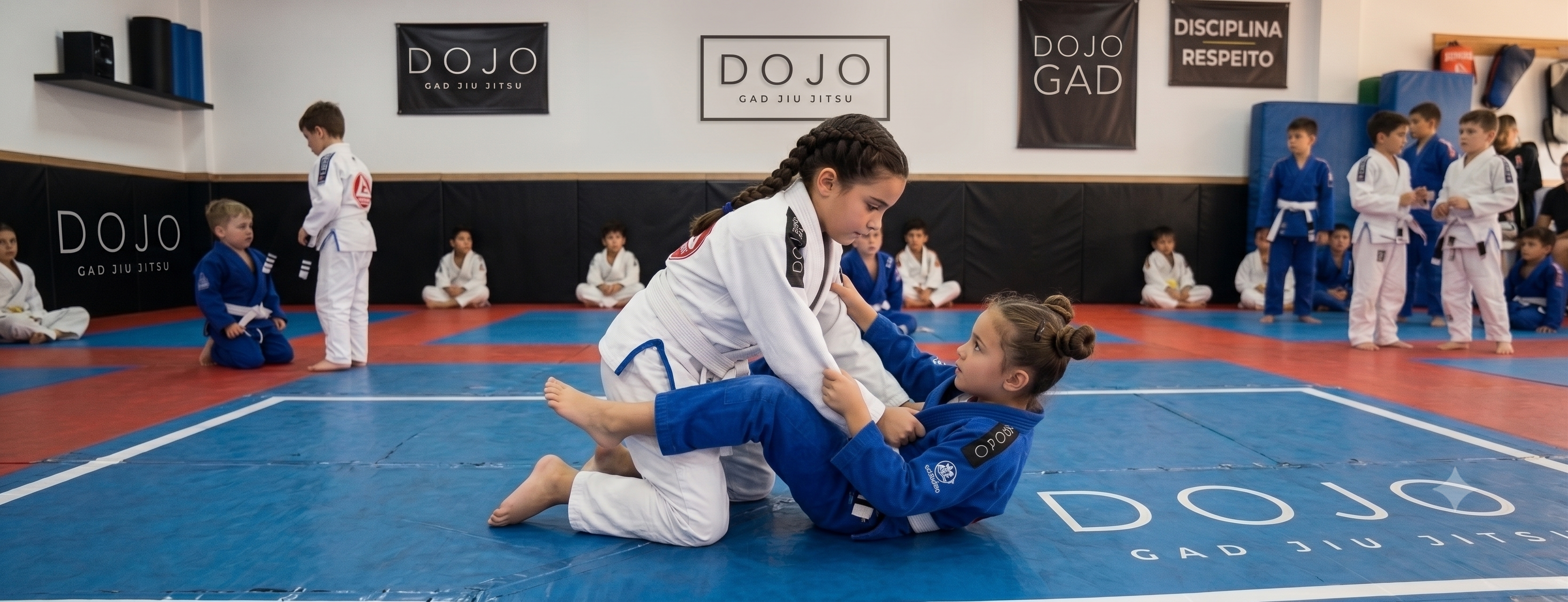 Treino de jiu-jitsu — quem cai pode voltar
